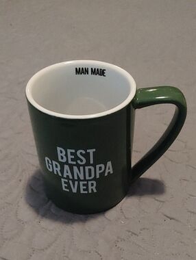✅$5 Add On Best Grandpa Ever Green Mug